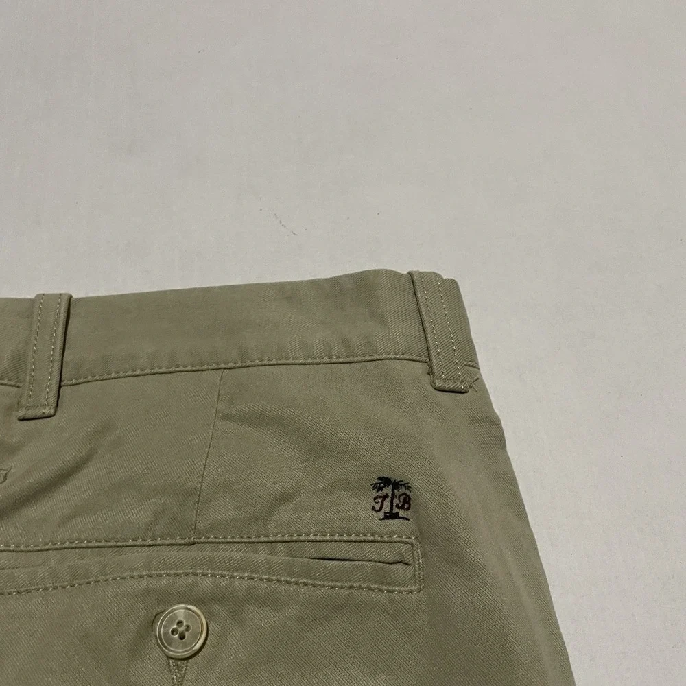 Tommy Bahama Pants Mens Size 33 X 29‎ Straight Olive Green Khaki Cotton Chino